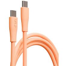 Кабель VLP LITE Color Line USB-C / USB-C, 60Вт 1м, оранжевый - 0