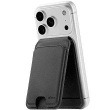 Кардхолдер uBear Fold Find My MagSafe, экокожа, черный - 3