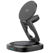 Зарядное устройство беспроводное Deppa Fold Power QI2.2, 15Вт, серый - 0