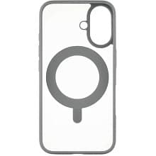 Чехол-накладка uBear Сlip 360 для iPhone 16, поликарбонат, серый - 3