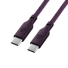 Кабель uBear Trend Cable USB-C / USB-C, 60Вт 1,2м, вишневый - 1