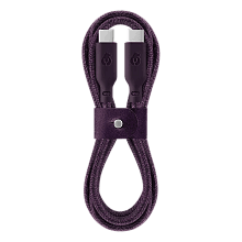 Кабель uBear Trend Cable USB-C / USB-C, 60Вт 1,2м, вишневый - 2